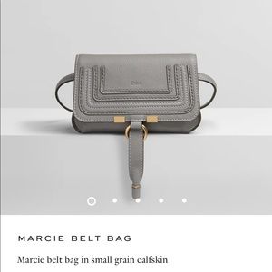 Chloe Marcie Mini Belt Bag Cashmere Grey